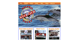 Desktop Screenshot of baywatchdolphintours.com